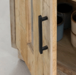 Buffet en marbre et bois de manguier - Image 3