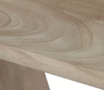 Mesa de comedor rectangular de madera maciza - Image 5