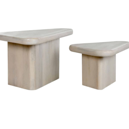 Mesas de centro nido de madera