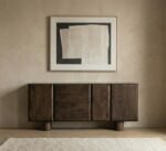 Aparador de Madera de Mango Oscura