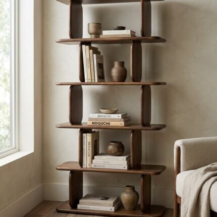 Étagère en bois de manguier