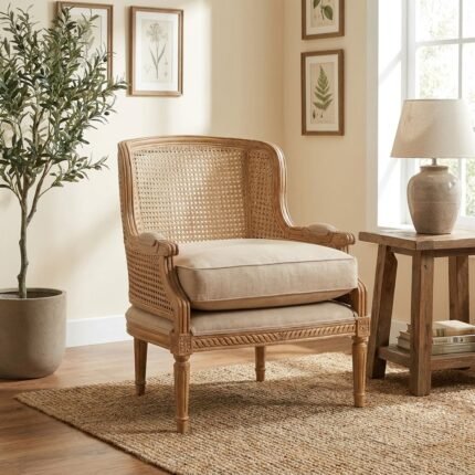 Fauteuil Baroque en Manguier Massif