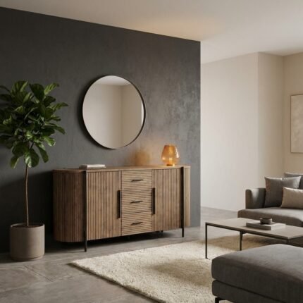 Meuble en Mahogany et Teck Recyclé 