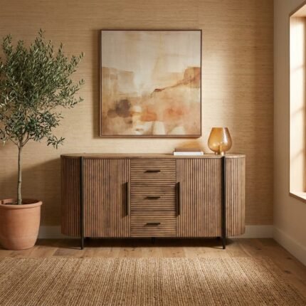 Meuble en Mahogany et Teck Recyclé 