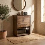 Meuble de rangement en bois de