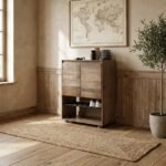 Meuble de rangement en bois de