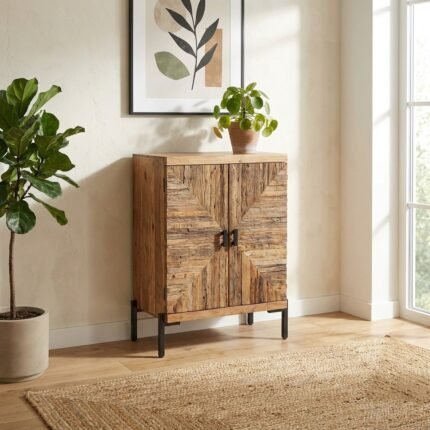 Buffet 2 Portes en Acacia Massif Upcyclé