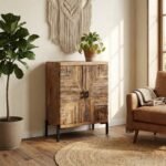 Buffet 2 Portes en Acacia Massif Upcyclé