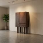 Aparador de Madera Oscura Moderna - Image 3