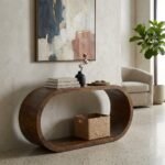 Console en bois de manguier (160 x 40 cm) Adgar  - Image 5