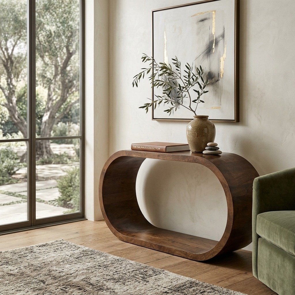 Console en bois de manguier (160 x 40 cm) Adgar Console en bois de manguier (160 x 40 cm) Adgar