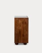 Aparador Bas à 2 portes en bois de manguier Even - Image 4