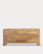 Aparador Baixo de Madeira de Mangueira com 3 Portas Reichel - Image 4