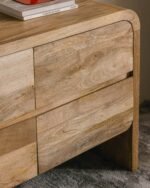 Aparador Baixo em Madeira de Manga com 6 Gavetas Vanile - Image 6