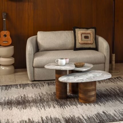 Lot de 3 tables basses gigognes