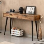 Console 120 en Bois Massif Recyclé & Métal Noir – 2 - Image 6