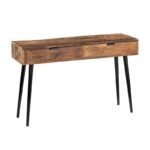 Console 120 en Bois Massif Recyclé & Métal Noir – 2 - Image 3