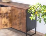 Buffet 3 portes en acacia massif - Image 5