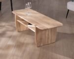 Table basse en acacia massif - Image 2