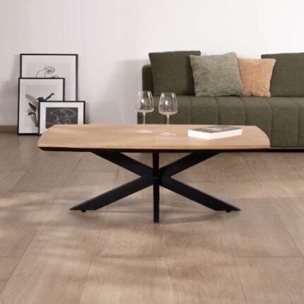 Table basse en bois massif