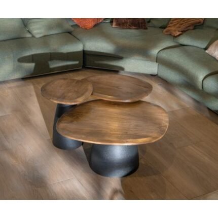 Ensemble de trois tables basses en