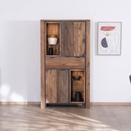 Buffet haut en palissandre avec