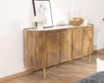 buffet end mingier massif avec plateau end terrazzo blank - Image 9
