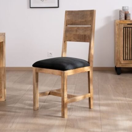 Lot de 2 chaises en manguier