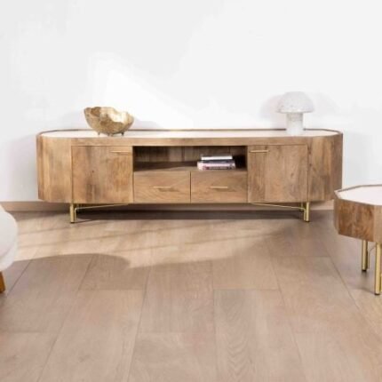 Meuble TV en manguier massif