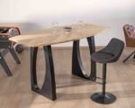 Table haute end acacia