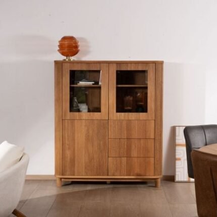 Buffet haut en chêne huilé