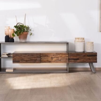 Meuble TV industriel en