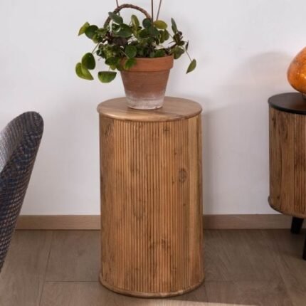 Tabouret en acacia massif 