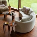 Table basse organique en bois