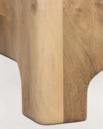 Mesa de Centro Retangular de Madeira de Manga - Image 2