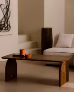 Mesa de Centro Rectangular Lenis me Madeira