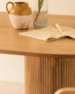 Mesa de Jantar Oval me Madeira de Manga Vienna - Image 4