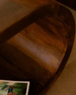 Mesa Lateral de Madeira de Manga (56x40 cm) Adgar - Image 7