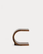 Mesa Lateral de Madeira de Manga (56x40 cm) Adgar - Image 5