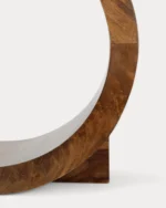 Mesa Lateral de Madeira de Manga (56x40 cm) Adgar - Image 2