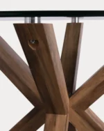 A Mesa de Jantar Redonda de Madeira - Image 3