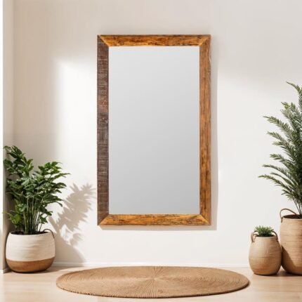 Miroir bois massif recyclé PRITI