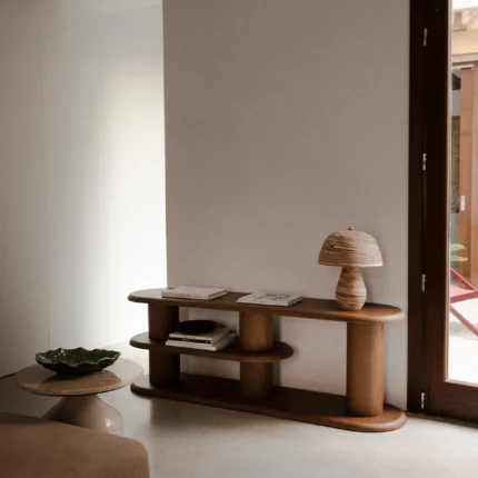 Suporte de TV de Madeira Alhie