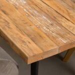 table de repas en bois massif recyclé - Image 6