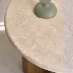 table ronde en bois de manguier - Image 3