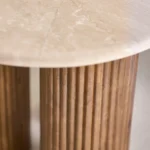 table ronde en bois de manguier - Image 4