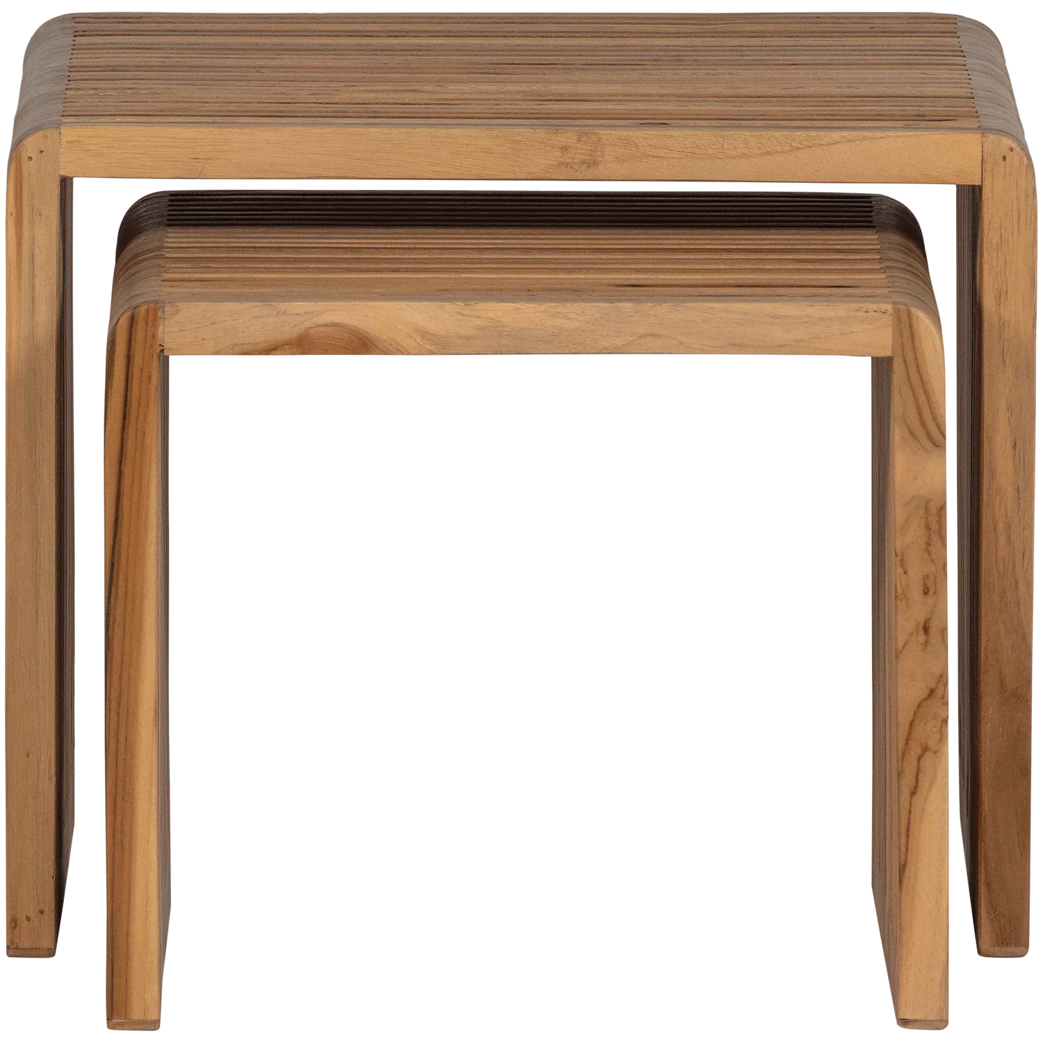 Set of 2 Organic Recycled Side Tables  - Image 6