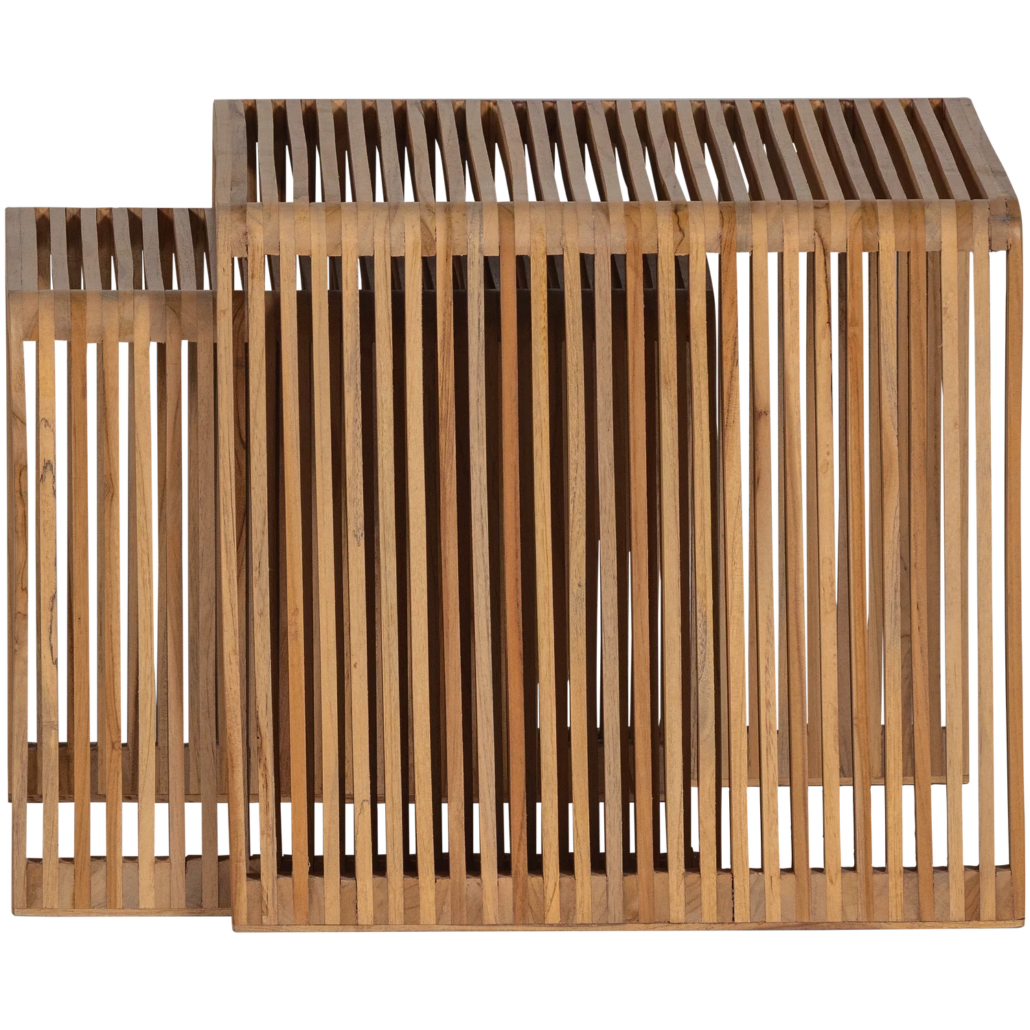 Set of 2 Organic Recycled Side Tables  - Image 5