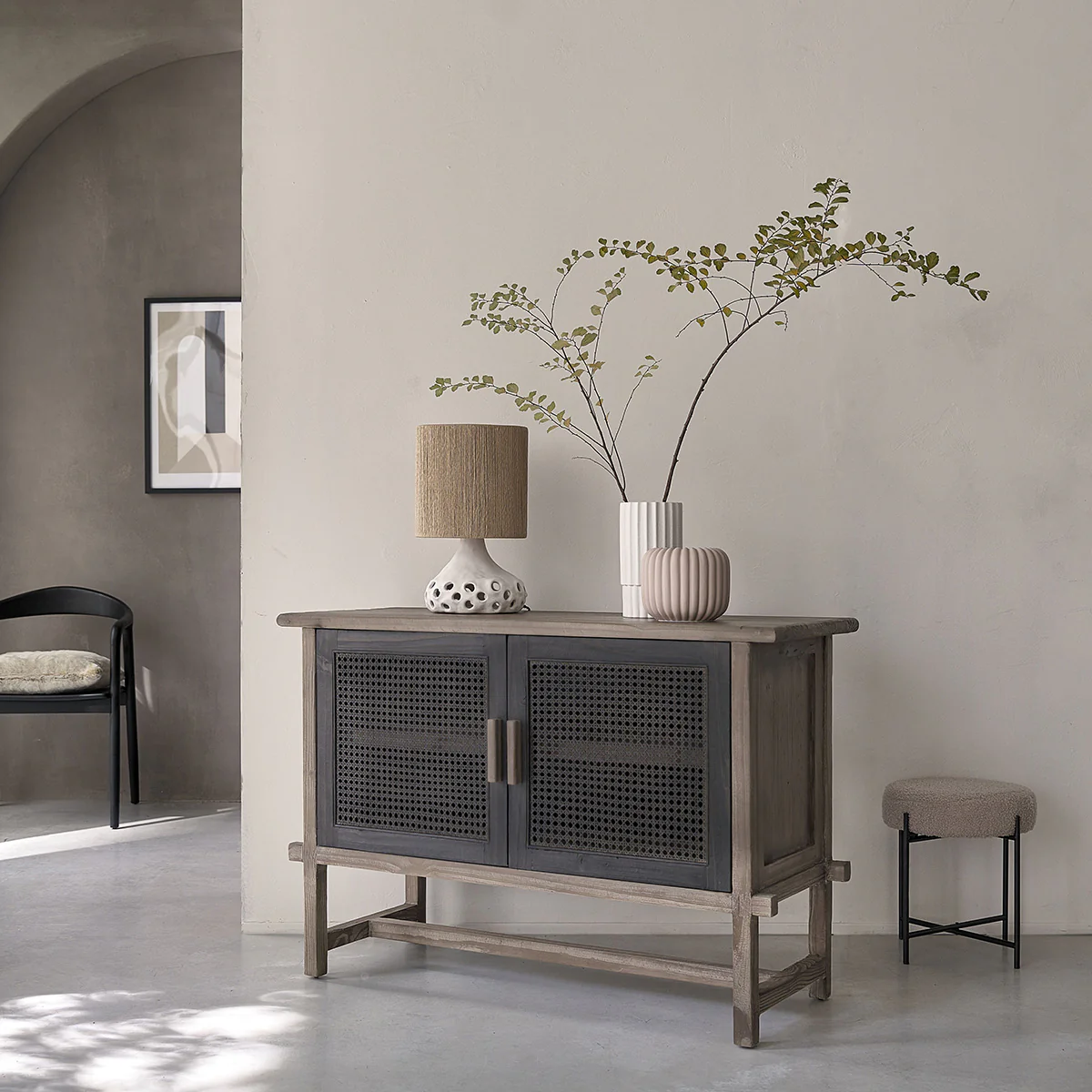 meuble de rangement en bois recyclé - Image 3