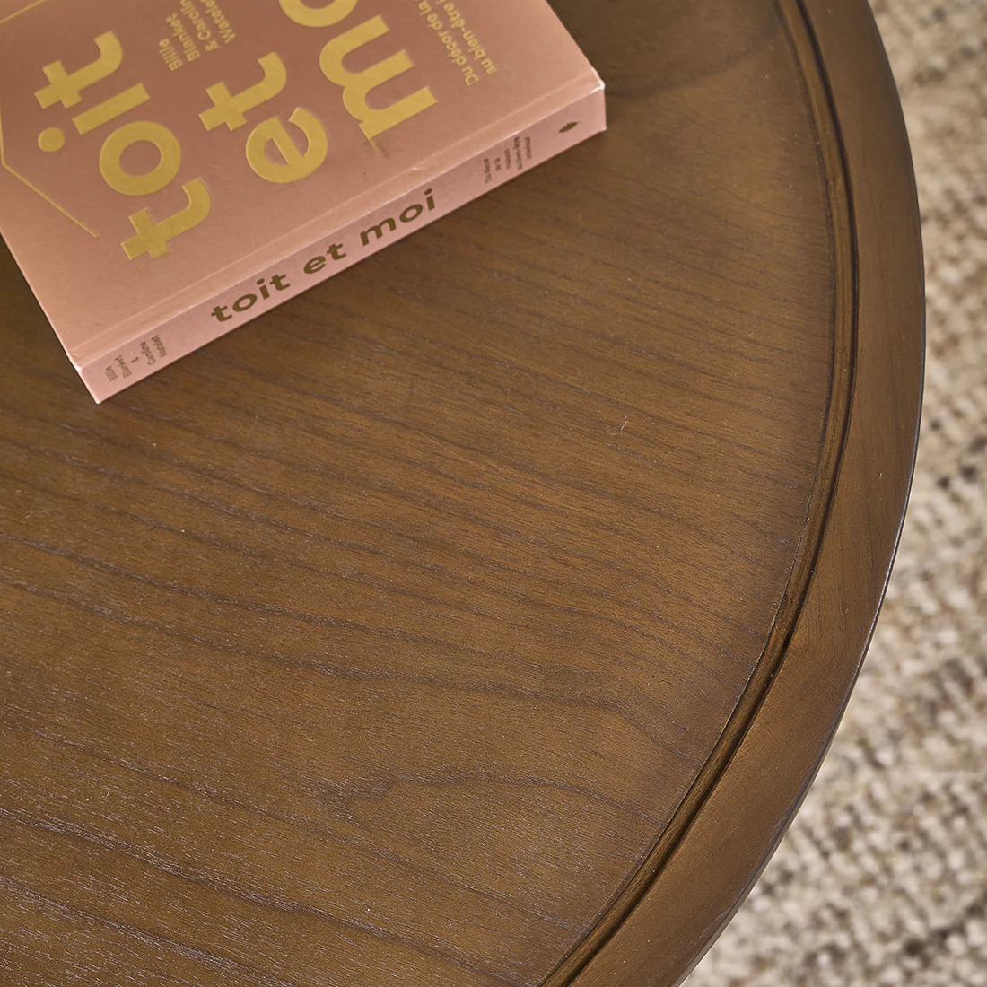 table de salon ronde mindi massif - Image 3